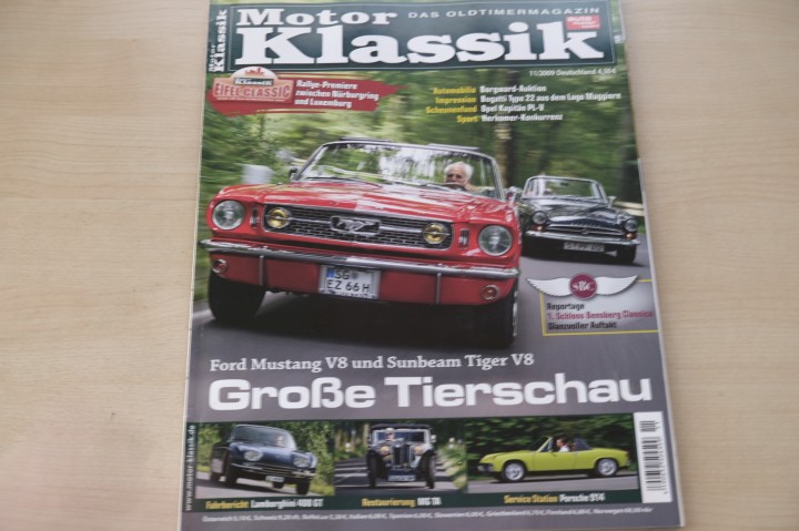 Deckblatt Motor Klassik (11/2009)